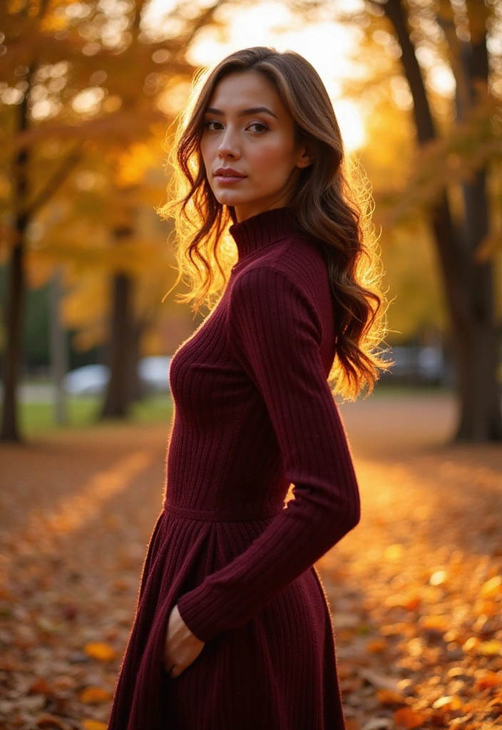 30 Cozy September Dresses You’ll Want in Your Wardrobe - 1. The Perfect Knit Midi Dress