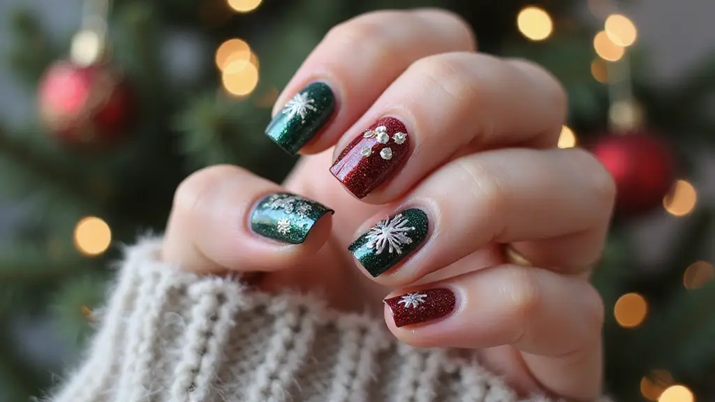 30 Holiday Nail Designs to Sparkle All December